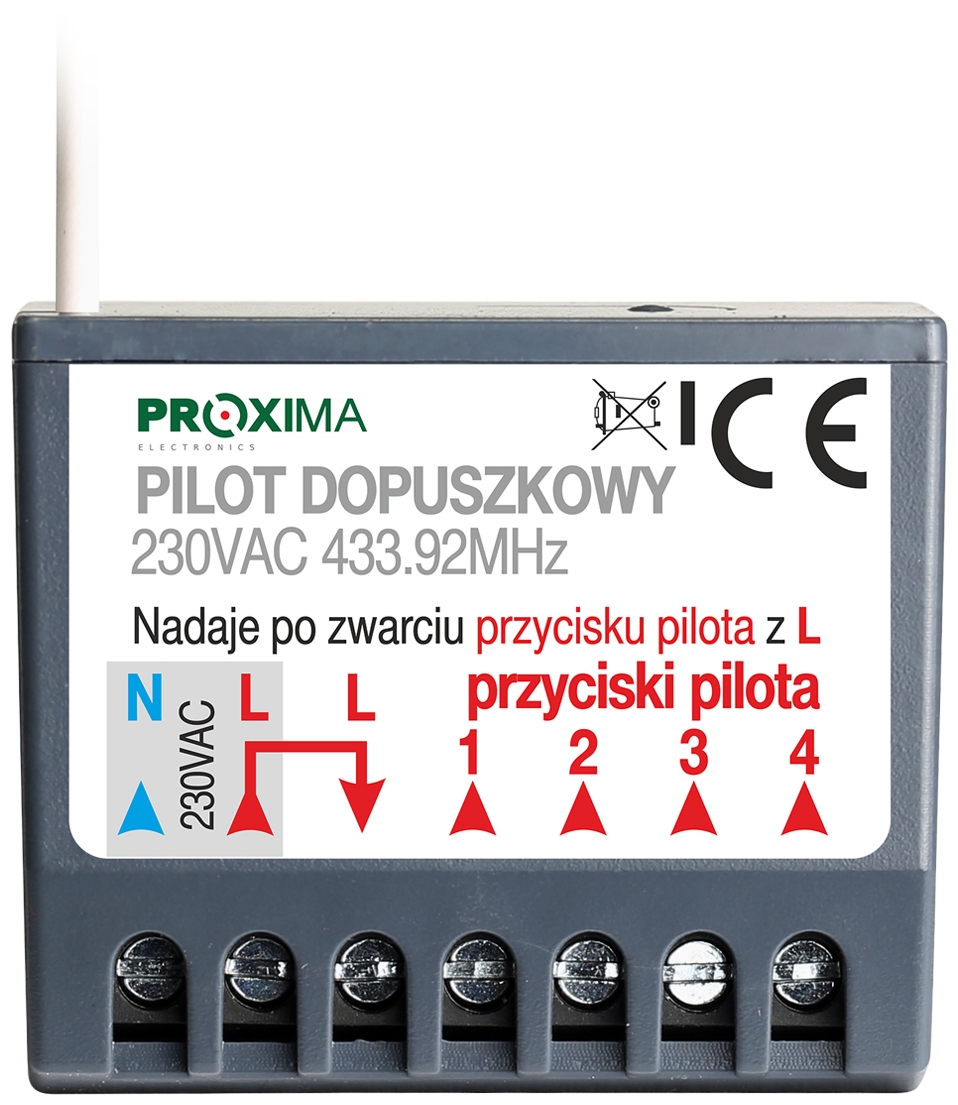 Life diaľkový ovládač plechový PD230 náhrada