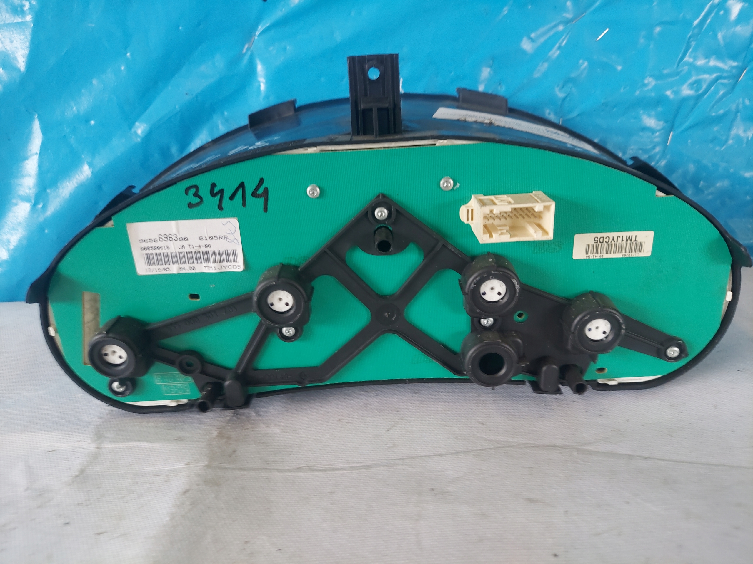 dials clock PEUGEOT 206 1.4 B 9656696380