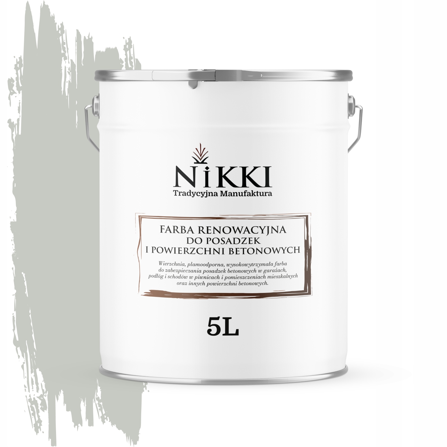 Farba Na Renováciu Betónových Podláh 5 L Biela Papyrus RAL9018 Vysoký Lesk