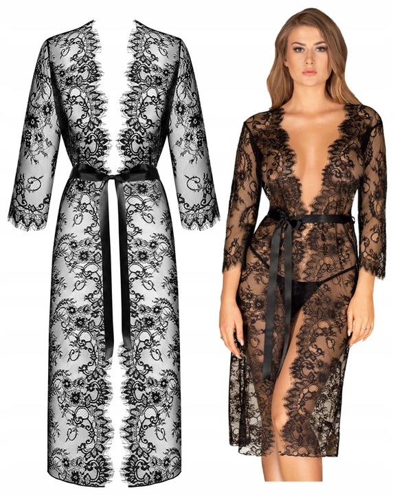 OBSESSIVE LASHY SZLAFROK KORONKOWY S/M Marka Obsessive