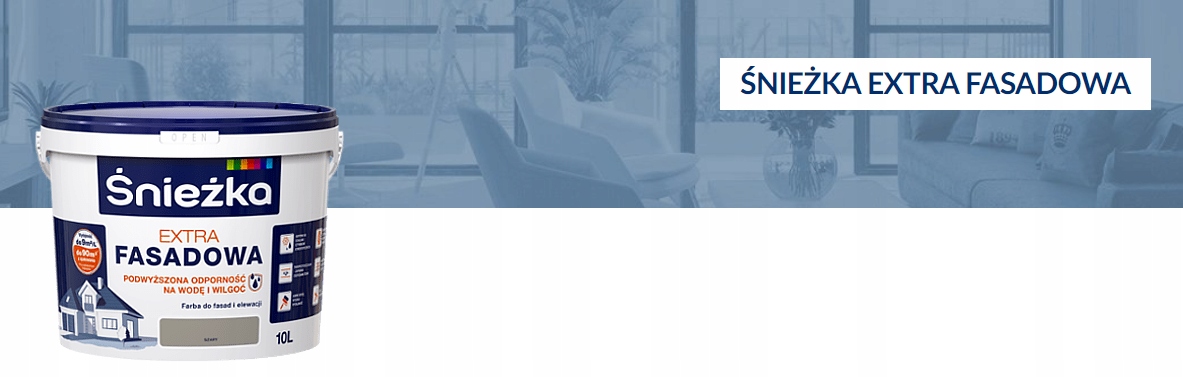 Śnieżka Extra Fasadowa Grafitowy 5 L Akrylowa Rodzaj fasadowa