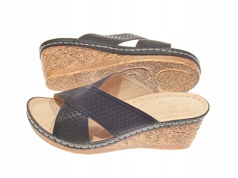 KLAPKI DAMSKIE ELASTYCZNA PODESZWA H033 Negro r.41 Kod producenta H033