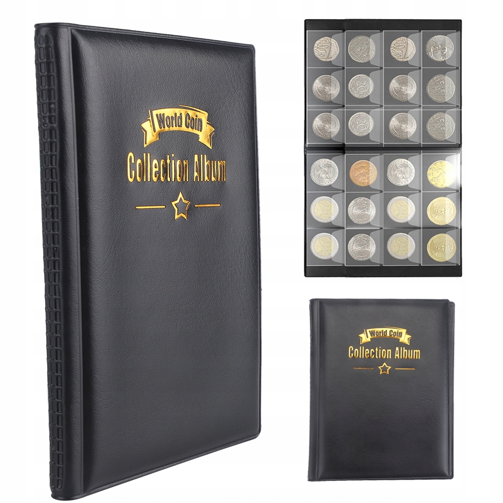 

Klaser Album Kieszonkowy Na Monety 120 Sztuk
