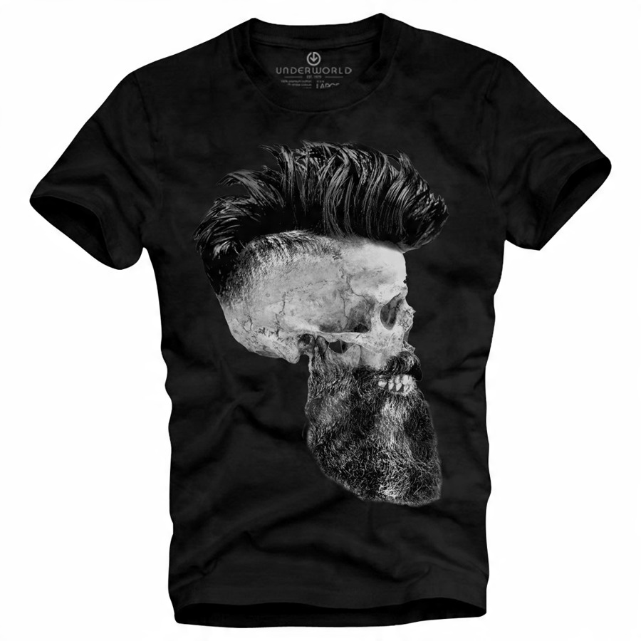 

T-shirt męski Underworld Skull with a beard