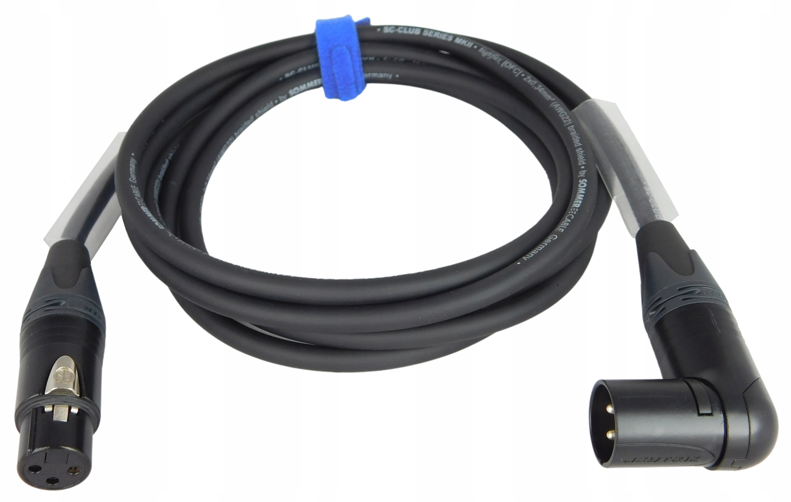 Sommer Club Pánsky Uhlový Kabel Xlr Neutrik 100 m