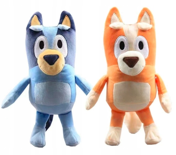 MASKOTKI PRZYTULANKI PLUSZAKI BLUEY I BINGO 28 CM Marka inna