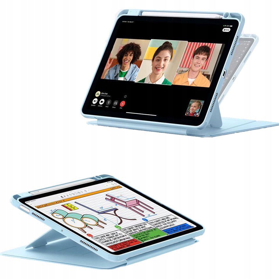 Pouzdro s klopou pro iPad Air 11" 2025 2024,10.9" 2022 2020, Esr s opěrkou