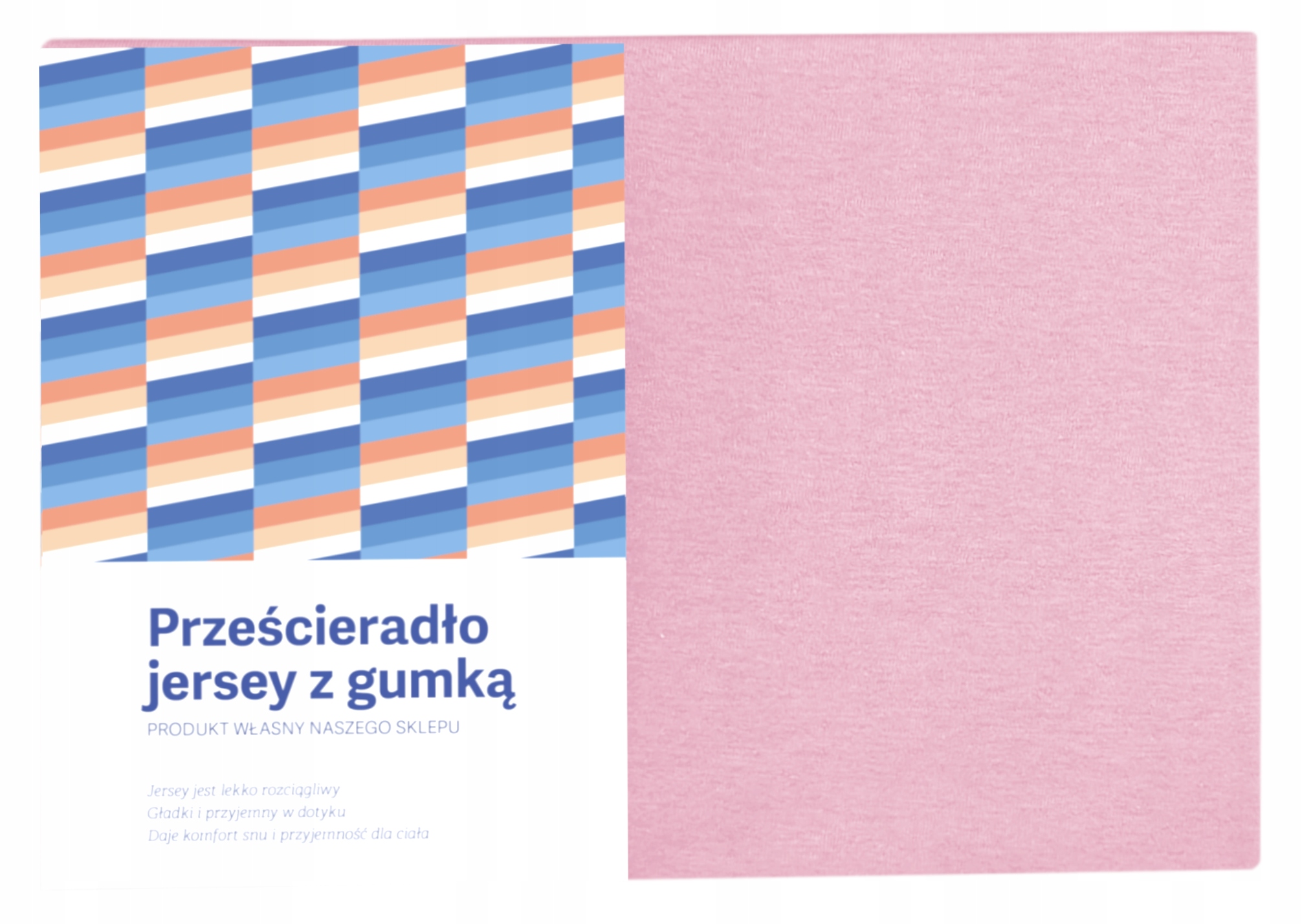 Prostěradlo Jersey Bavlněné Světle Růžové 200X220 S Gumičkou Matně Růžové