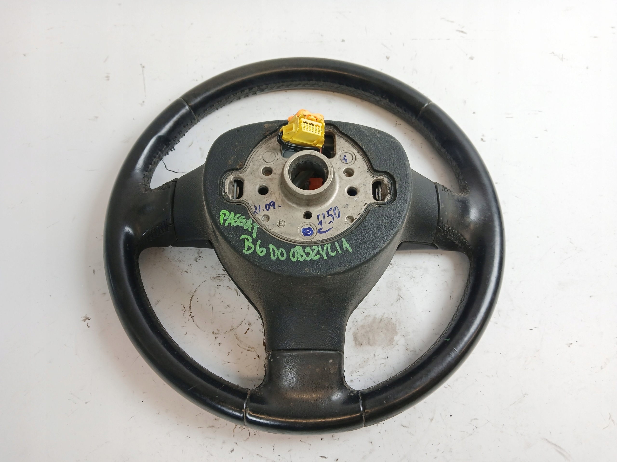 VW PASSAT B6 steering wheel, leather leather MULTIFUNKCJA DO trim