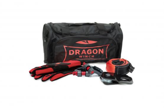 Dragon Winch Taška Atv na Quada, háčiky, spona, Pás, rukavice Originál