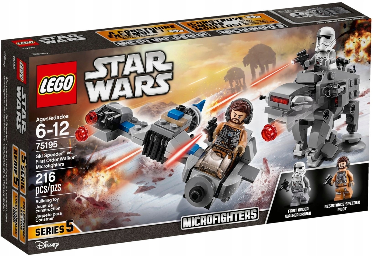 Lego 75195 @@@ Ski Speeder vs. Chodec Prvního Řádu @@@ Star Wars