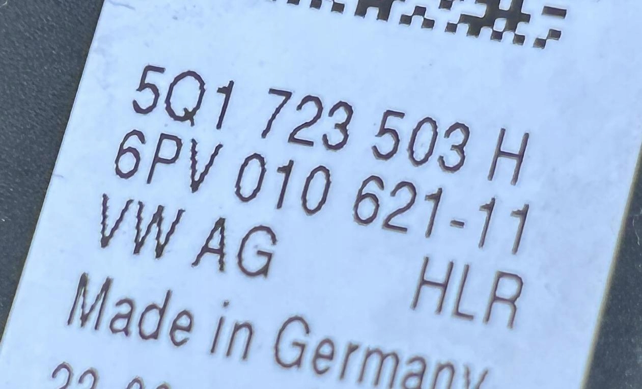 accelerator pedal VW PASSAT B8 14- 5Q1723503H
