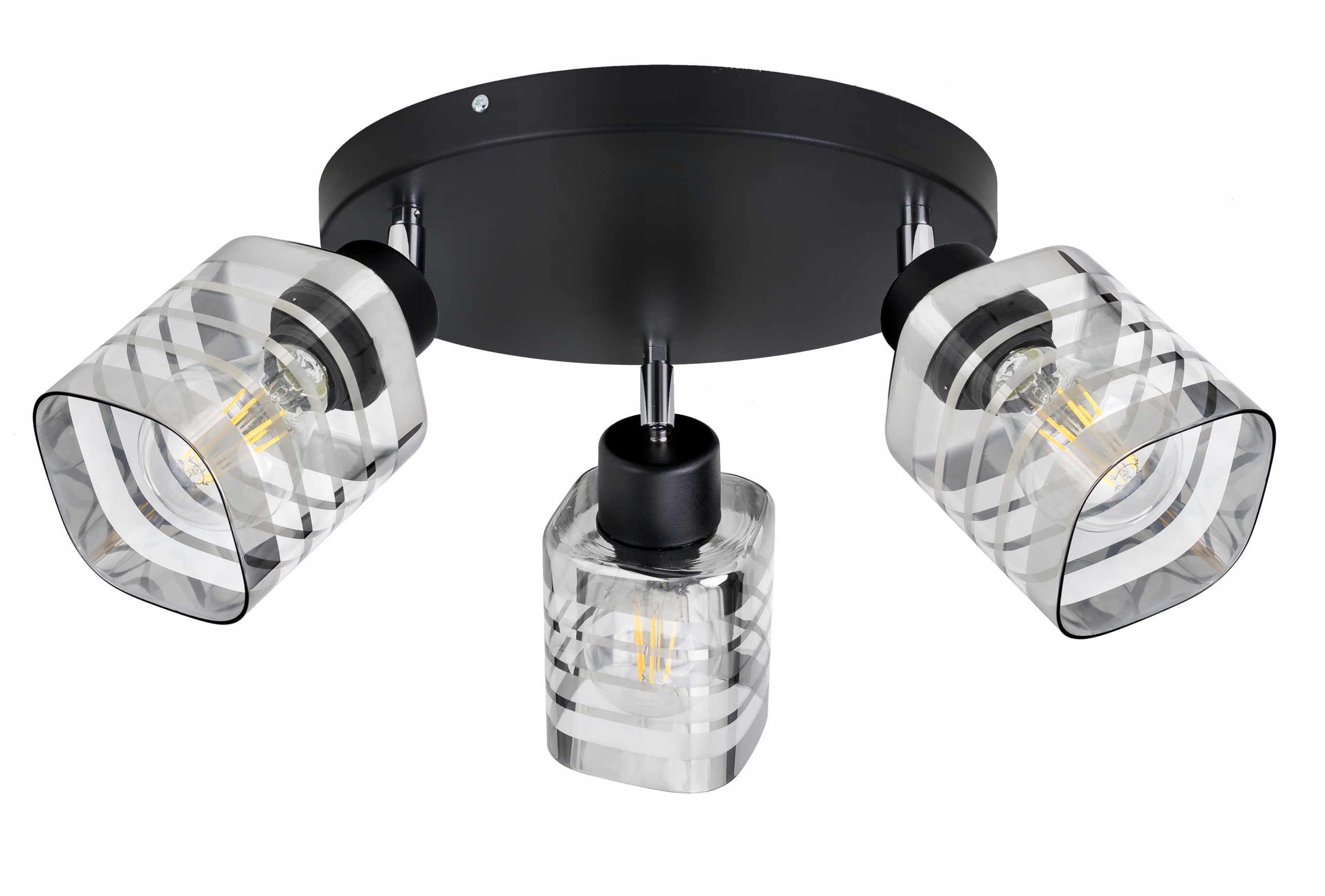 stropní svítidlo Stropní Svítidlo pohyb Lustr Skleněné stínítko