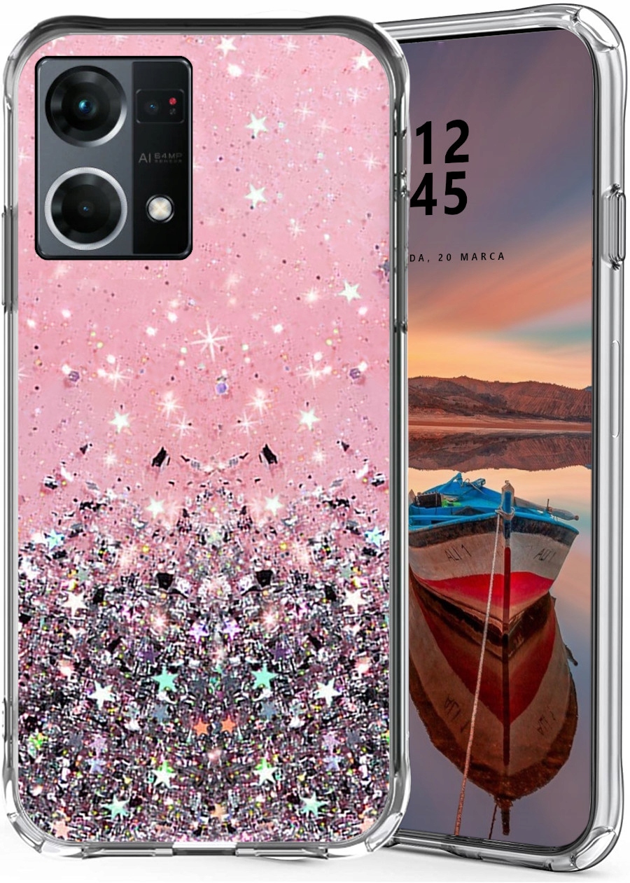 

Etui Case Brokat Do Oppo Reno 7 4G 2x Szkło