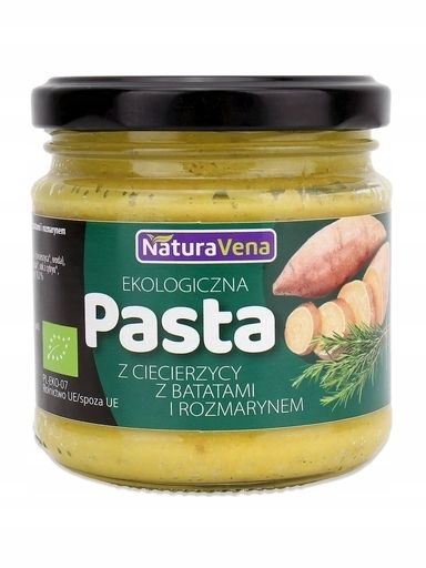 Levně Pasta Z Cizrny A Batátů S Rozmarýnem Bio 185 g Naturavena