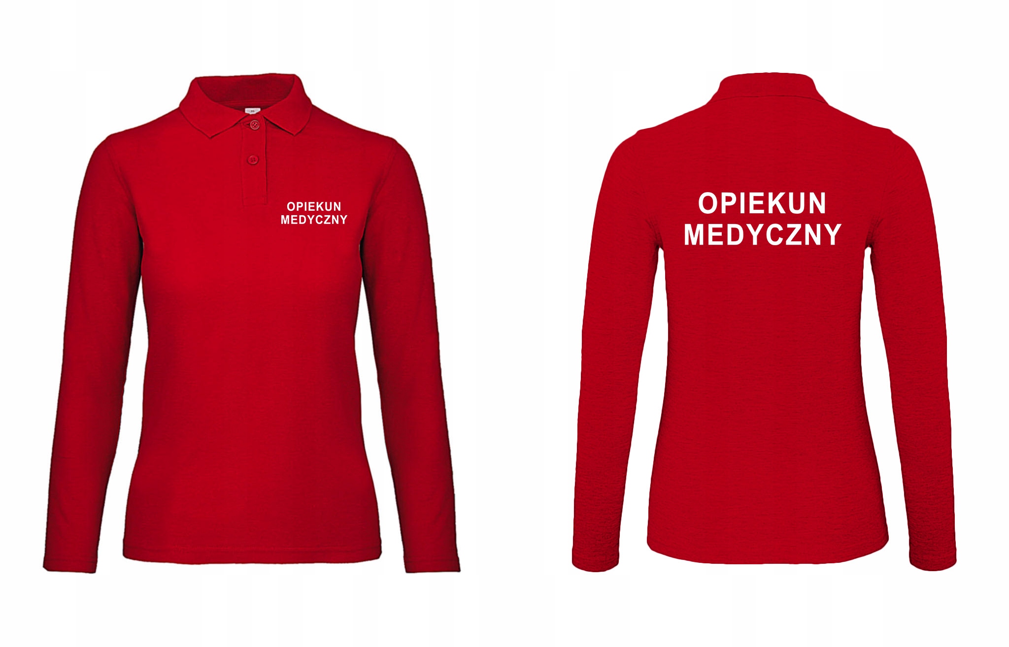 

Polo long Opiekun Medyczny Haft Rdsdm