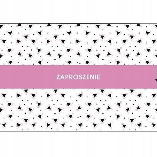 Zaproszenie ogólne gotowe do wypisania 10szt ZT33