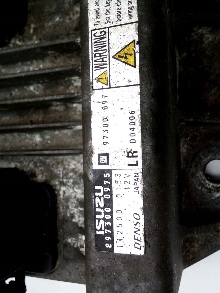 Opel Corsa C computer control unit of the engine ECU 8973000975