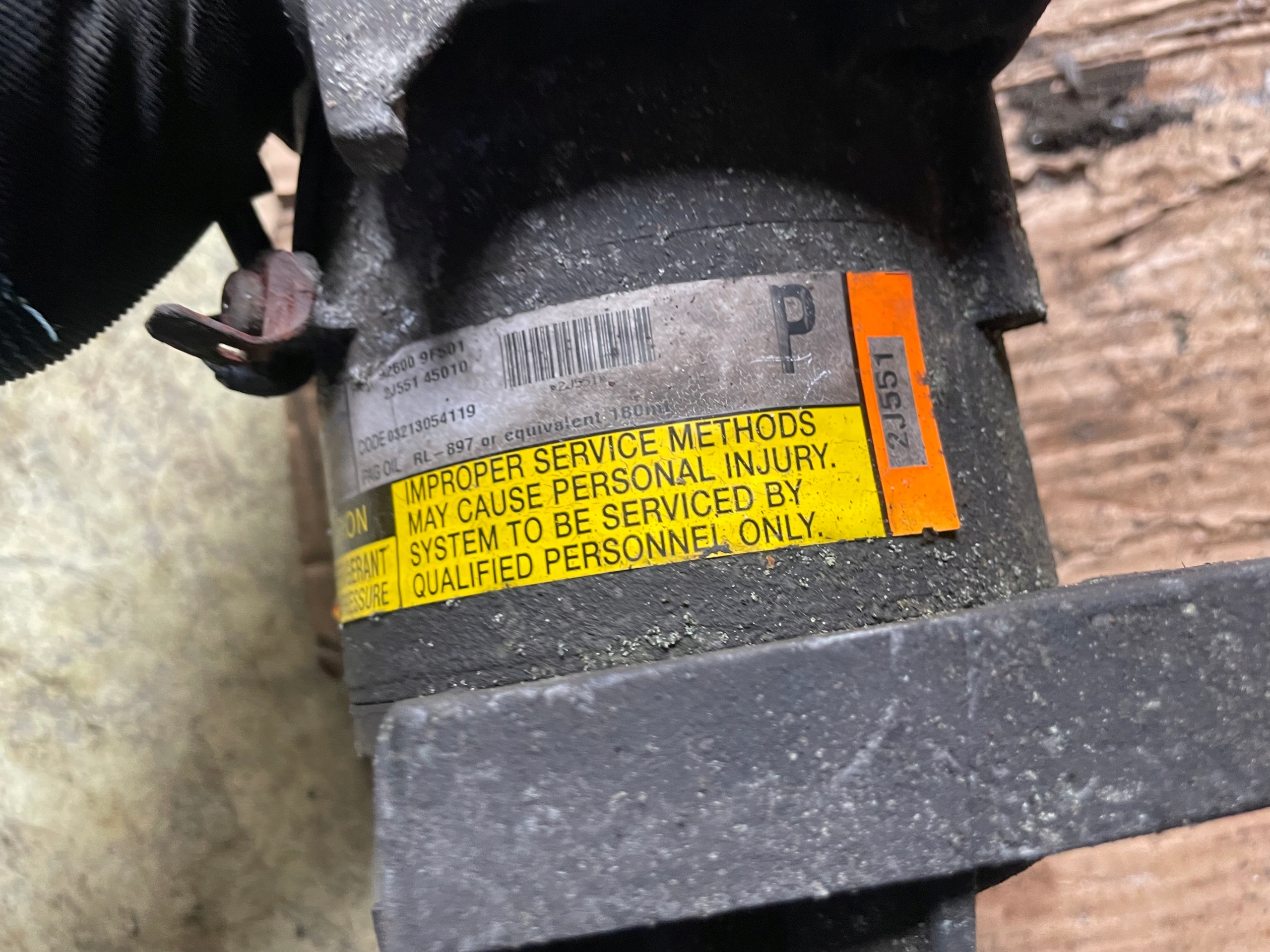 KOMPRESOR KLIMATYZACJI CALSONIC 2J551-45010 Producent części Inny