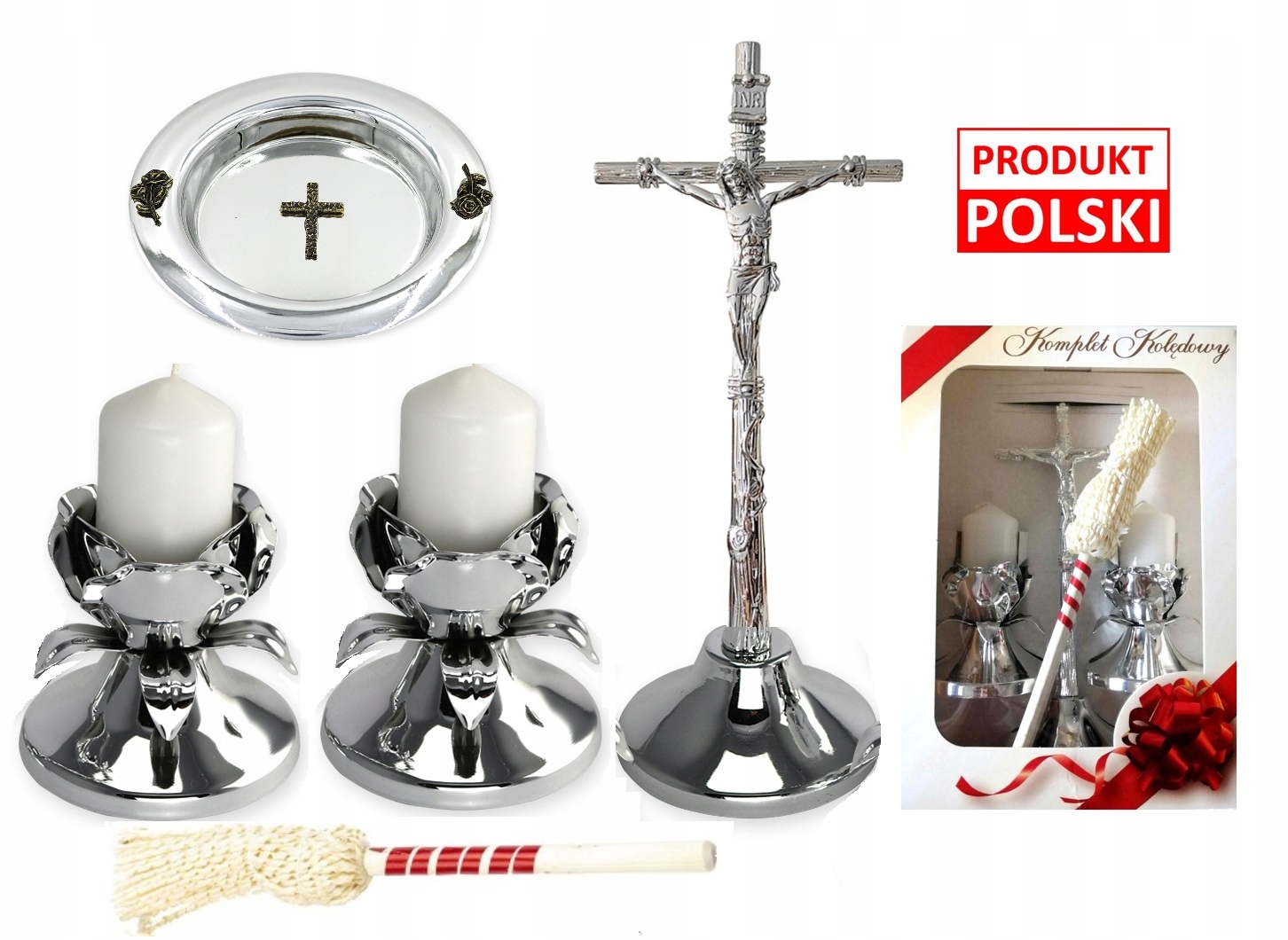 Kompletní Kolečková Sada **růže** koleda stříbrná