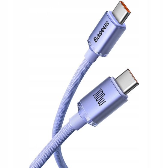 

Kabel Baseus Usb-c do Usb-c, 5A 100W 1,2m, 480Mb/s