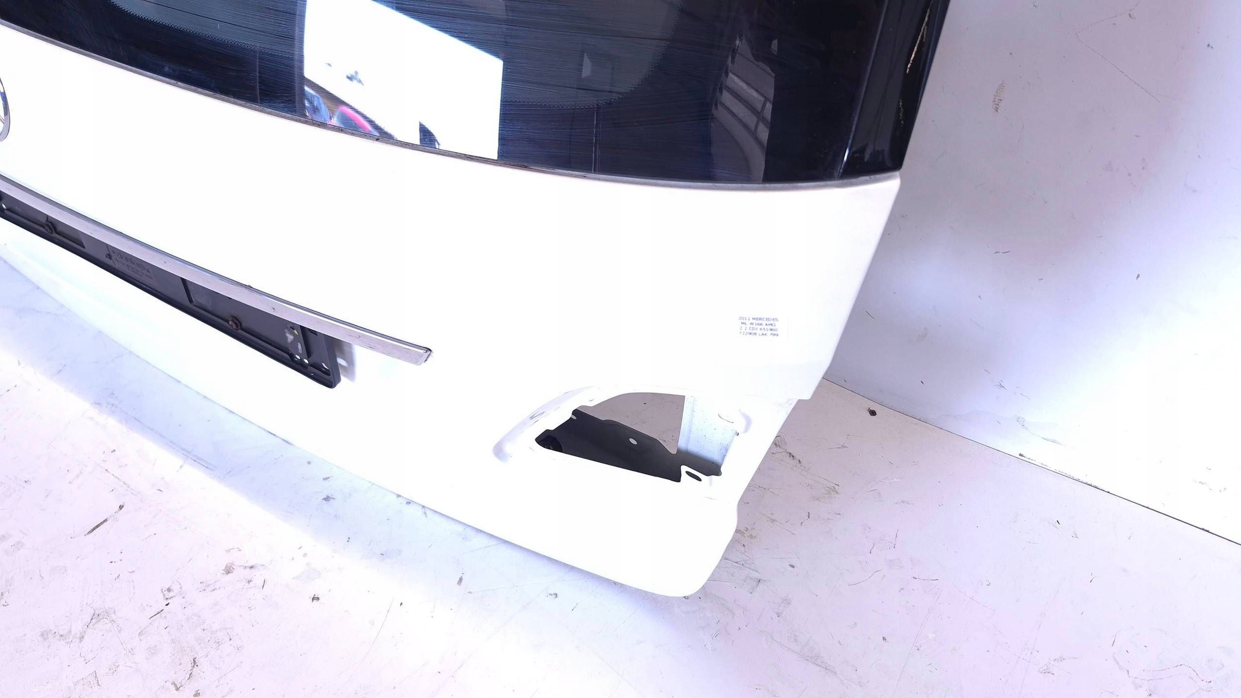 boot door rear Z window MERCEDES ML W166 799