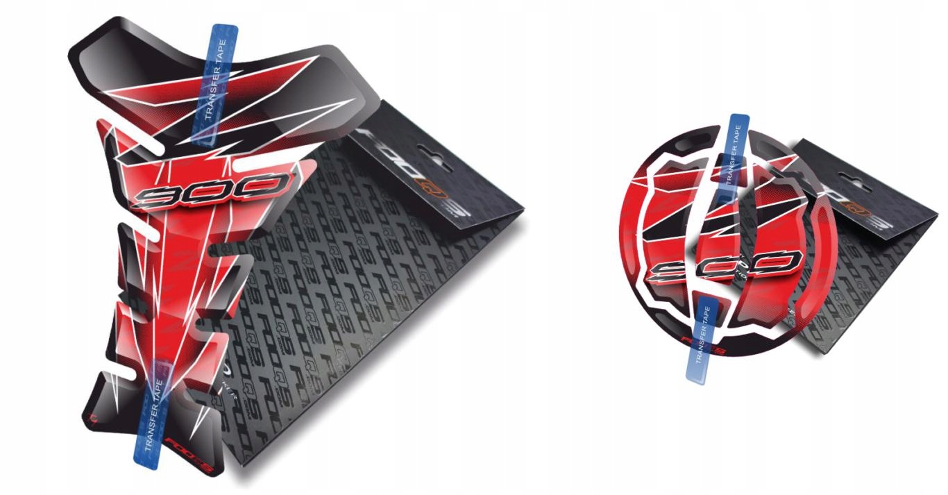 Tank-pad Cap-pad od firmy Fooqs Kawasaki Z-900 Z900 Červený
