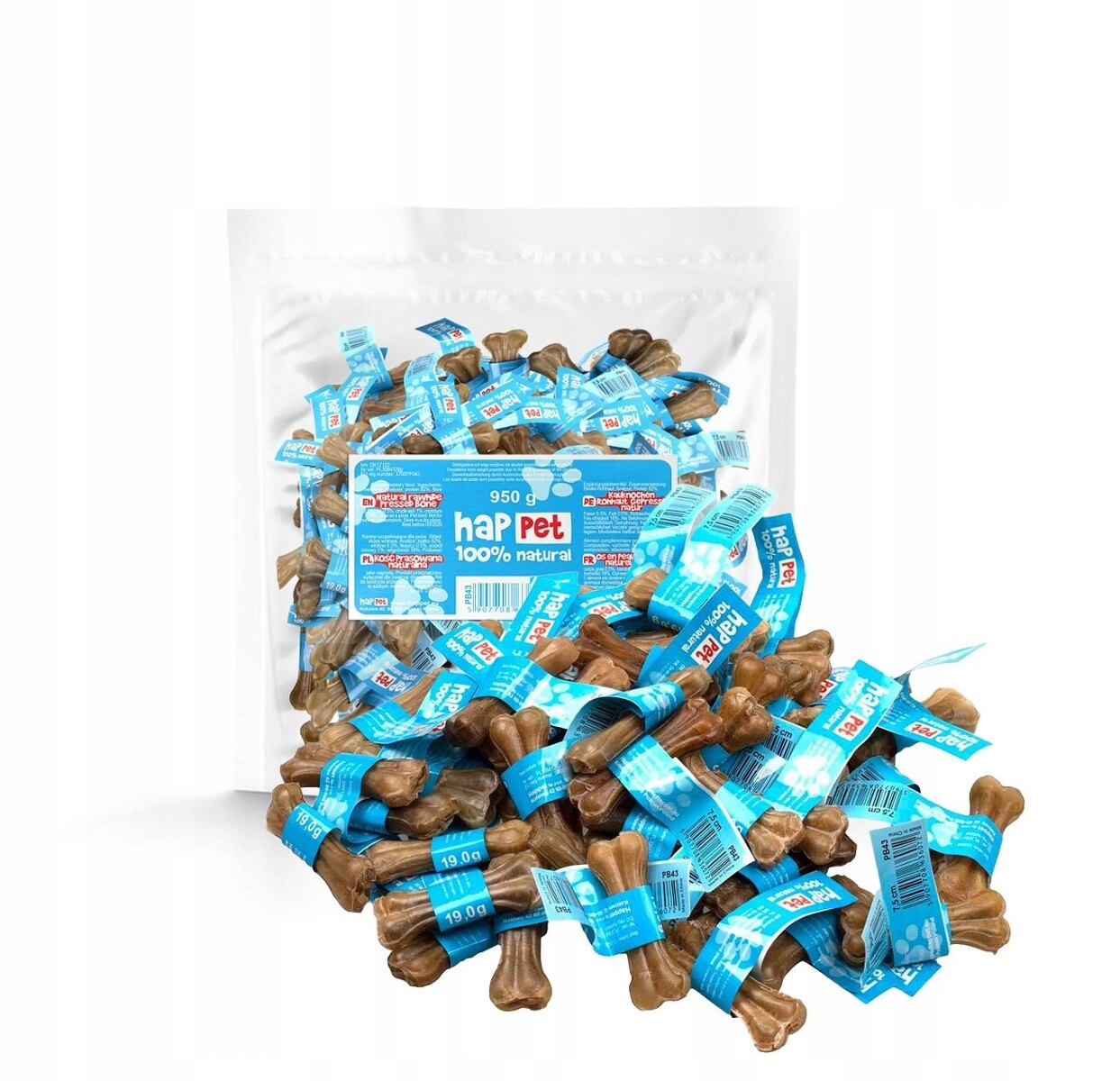 Levně Kosti pro psa 12,5 cm lisované – sada 30 ks