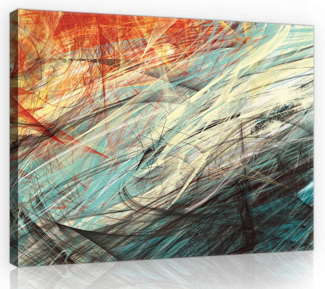 Obraz Na Plátně Canvas 100x75 Abstraktní Grafika