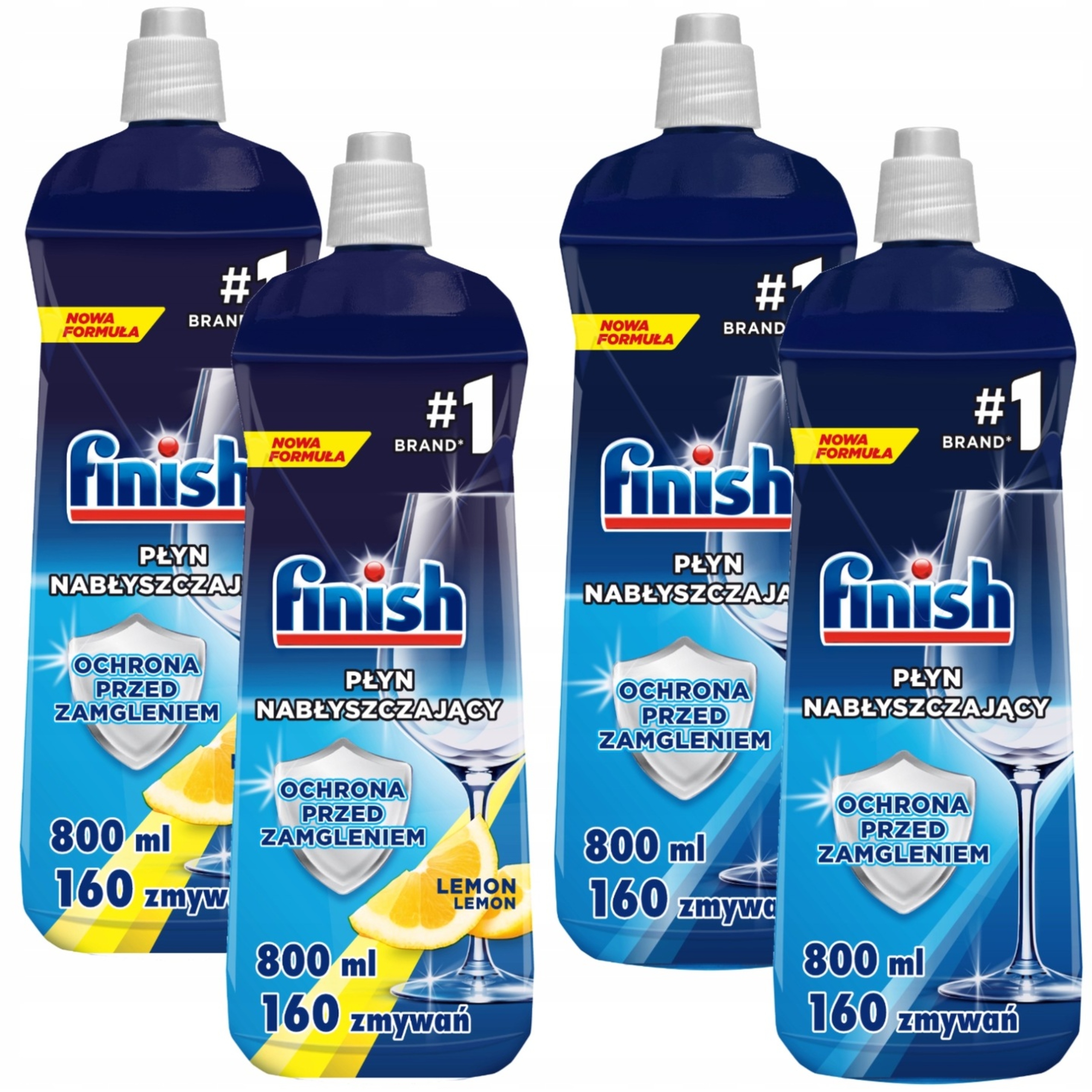 Finish Sada Leštidlo do myčky nádobí Regular & Lemon 4 x 800 ml