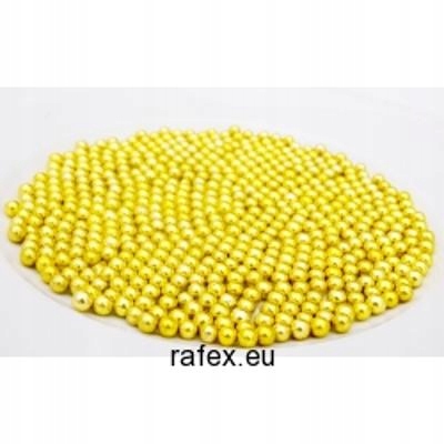 Levně Jedlé perličky zlaté (5 mm) 1 kg