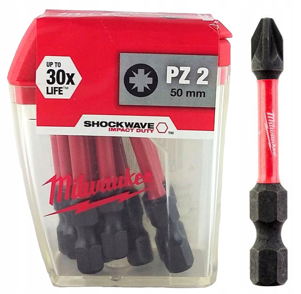 

Milwaukee Końcówka Bit PZ2 50mm 4932430866 10SZT