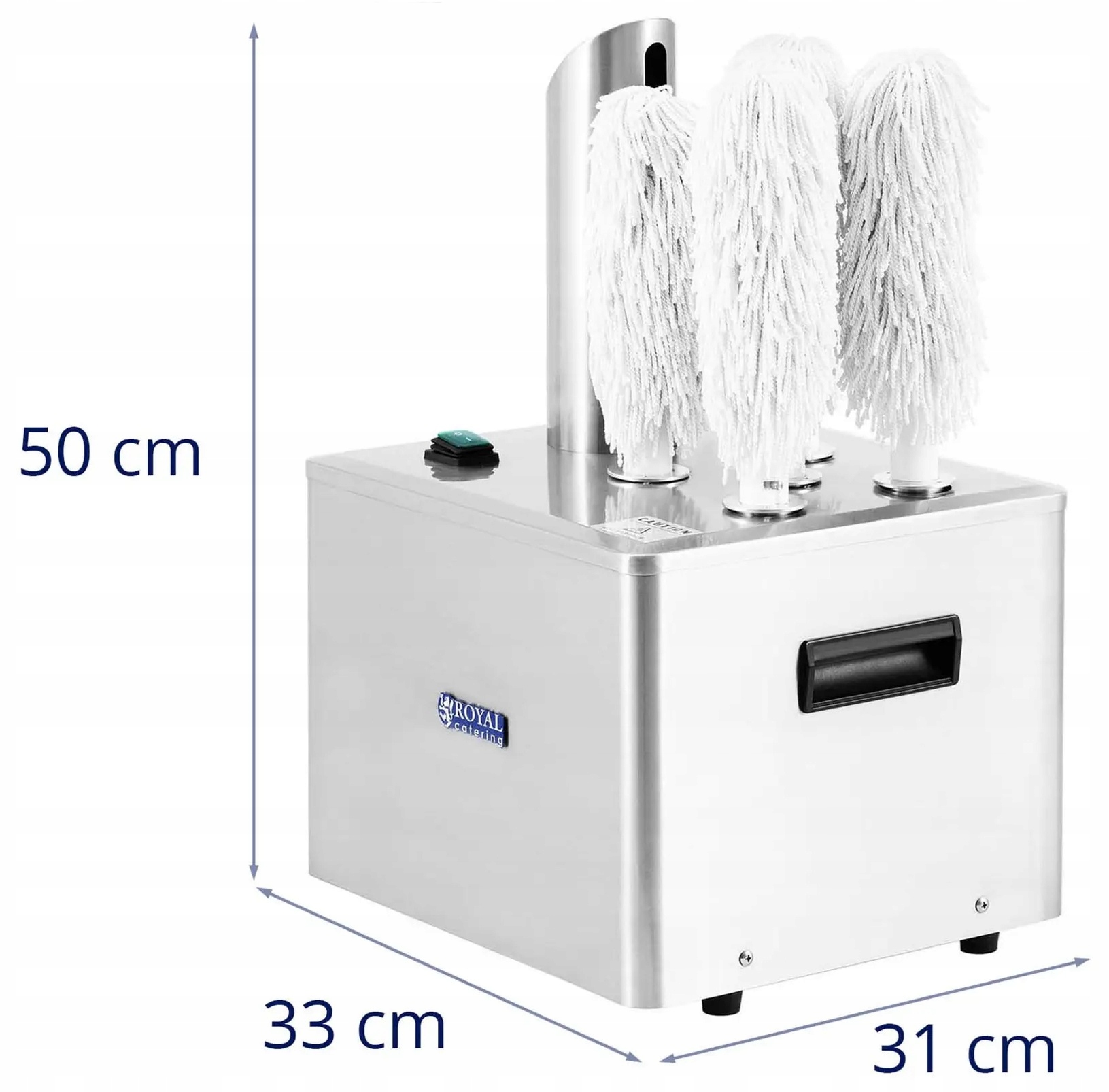 Polerka do szkła 5 szczotek 1320W 330/h Royal Catering RCGP-2.0A 10012904