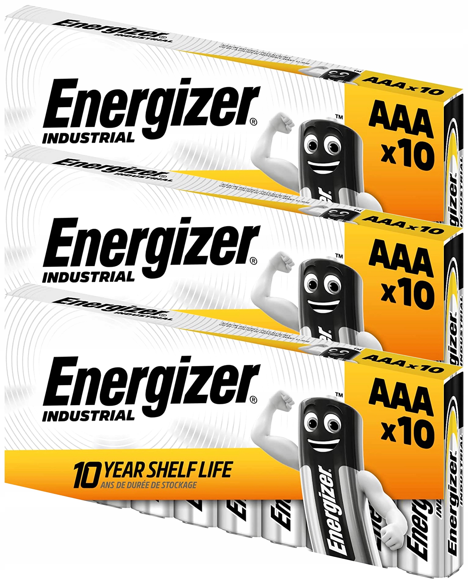 

30x Mocna Bateria Energizer Industrial R3 Aaa LR03