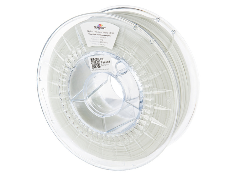 Spectrum Filaments PA6 Low Wrap GF30 1kg Natural