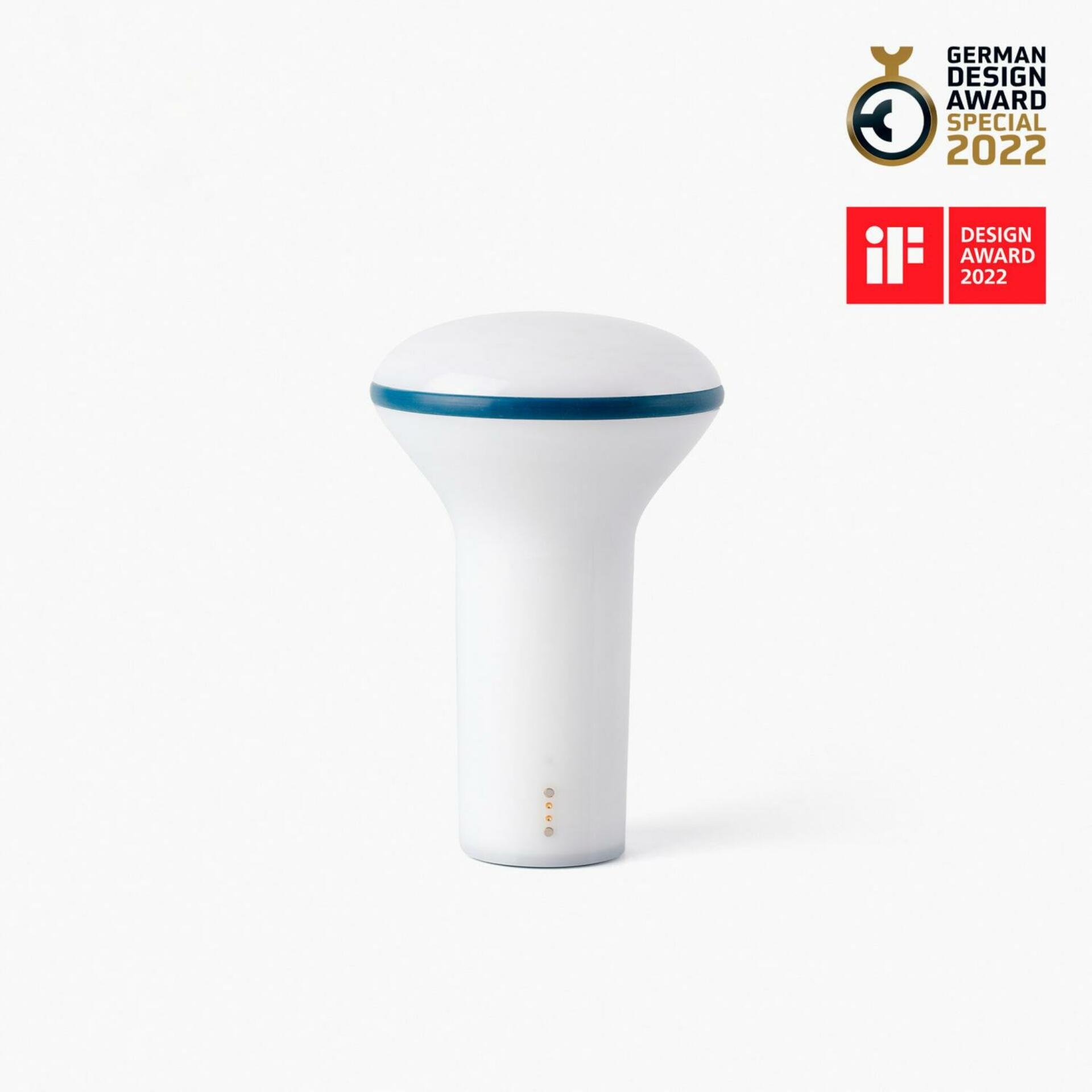 Faro Buddy prenosná stolná lampa, modrá, 3W, design Andreu Carulla, Led, Us