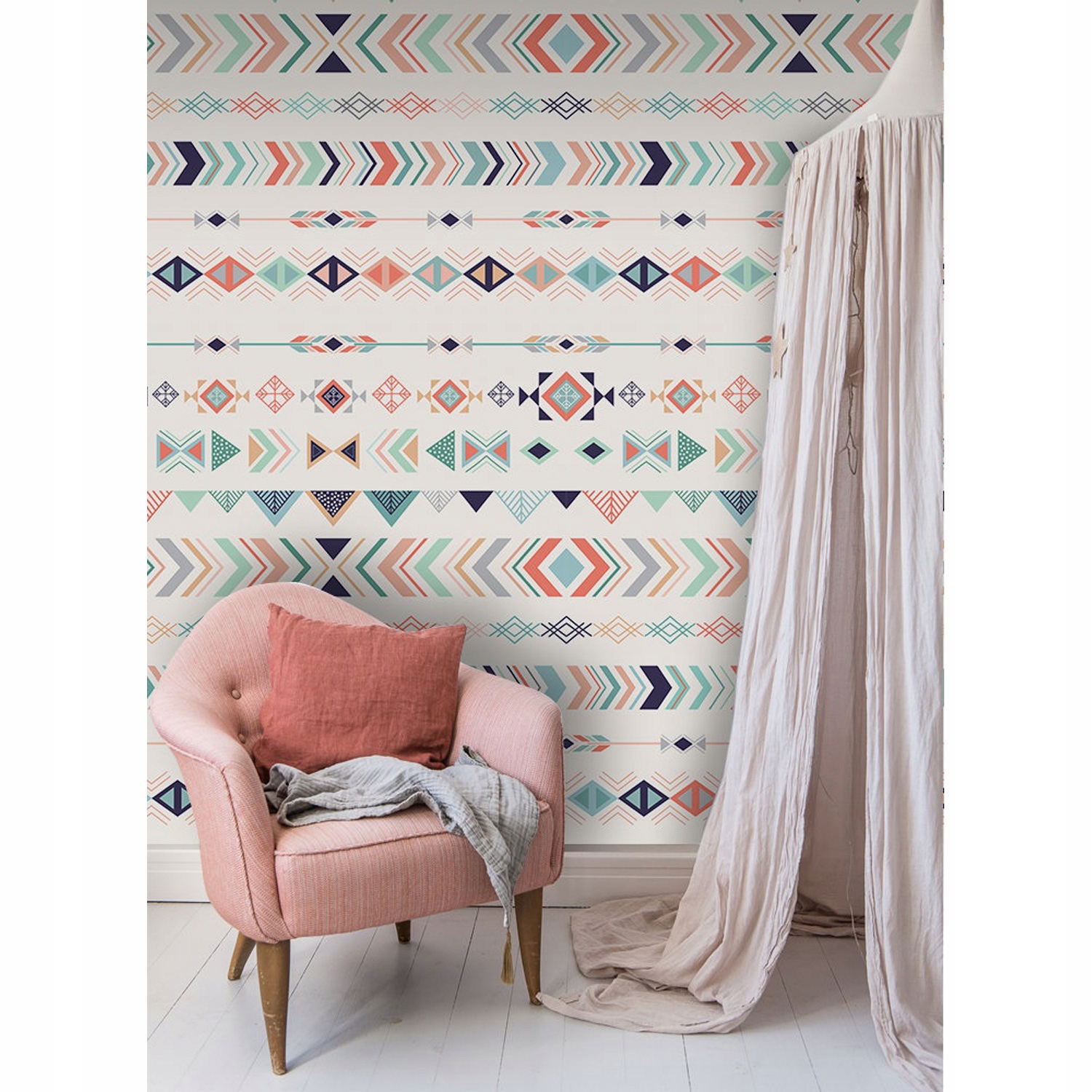

Tapeta flizelina Plemienny wzór 152x104 cm + klej
