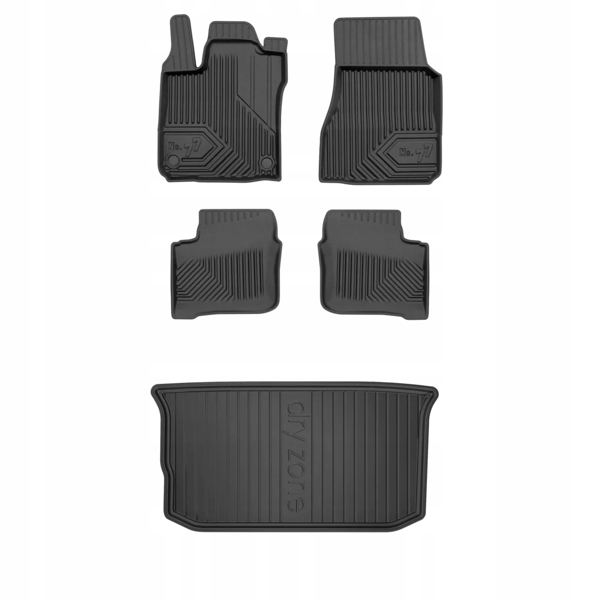 Gumová sada koberčekov a rohoží Smart Forfour II 2014-2020