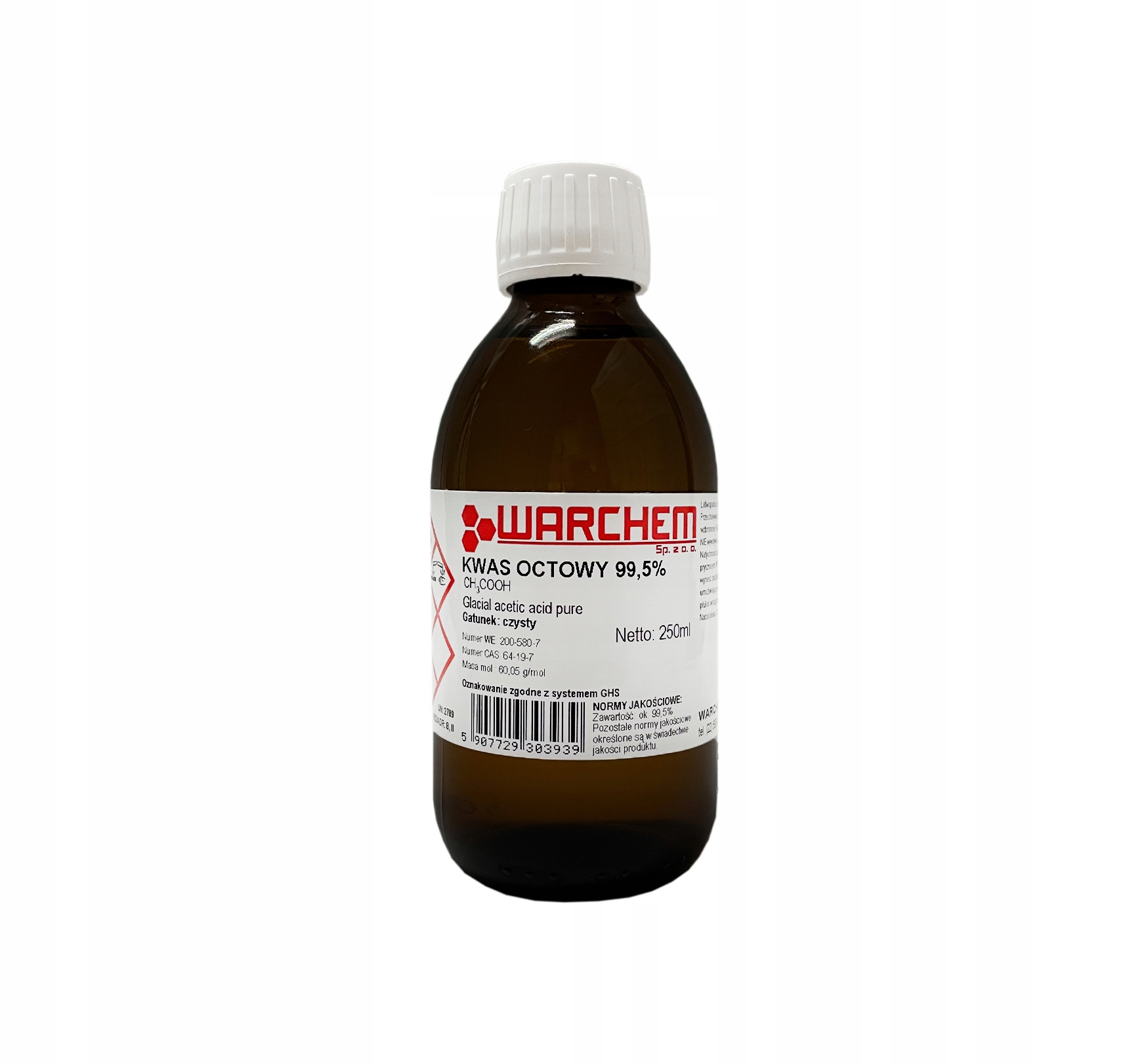 

Kwas Octowy Lodowaty 99,5% czysty op.250ml Warchem