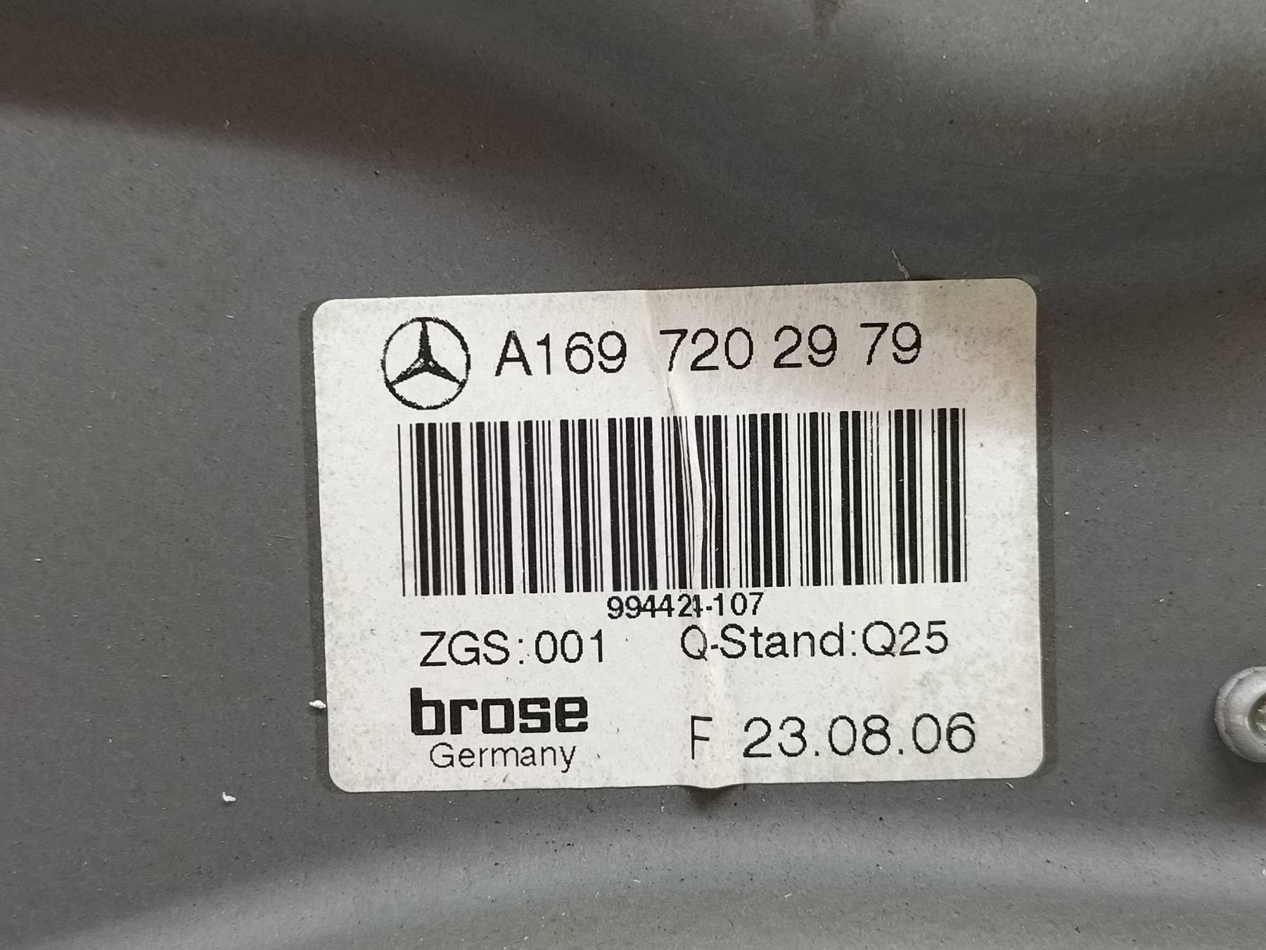 mechanism windows left front A1697202979 Mercedes-Benz A-class II W169
