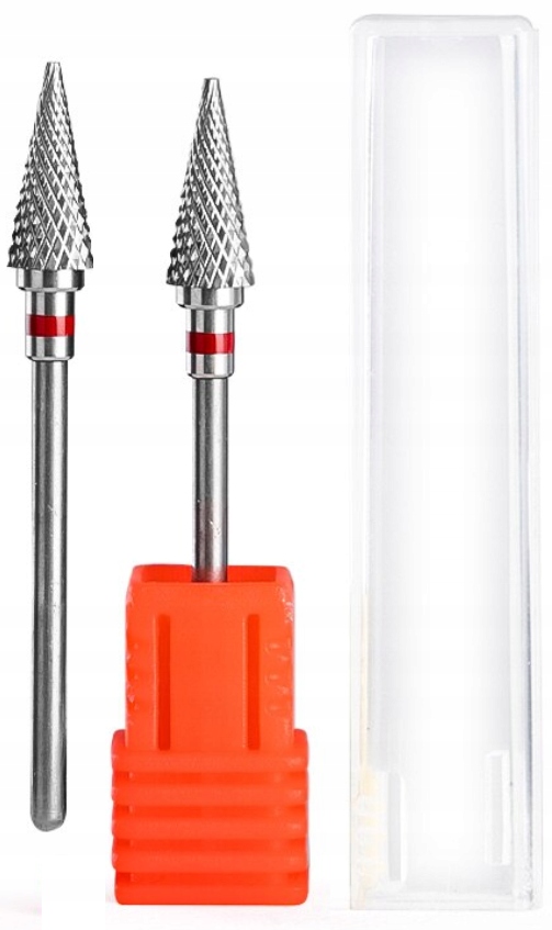 FREZ KARBIDOWY DO MANICURE STOŻEK SZPIC DELIKATNY