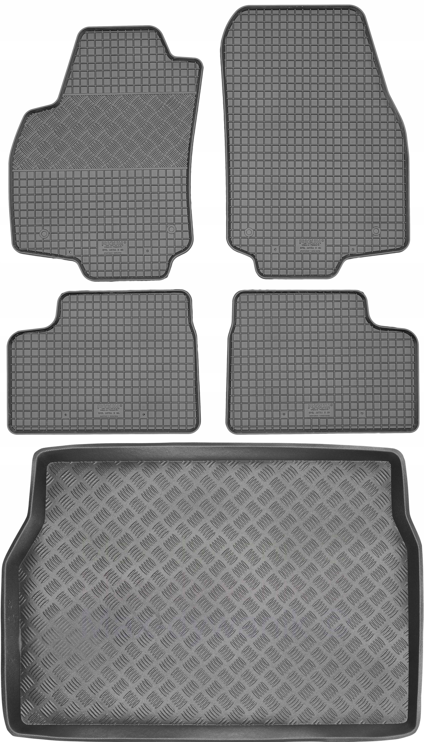 Opel Astra III Hb 2003-2014 Sada Gumové rohože rohož