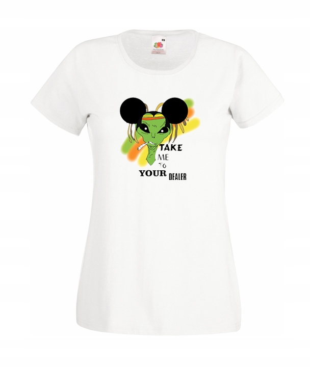 

Xs Koszulka Damska Alien Drug Dealer Śmieszne