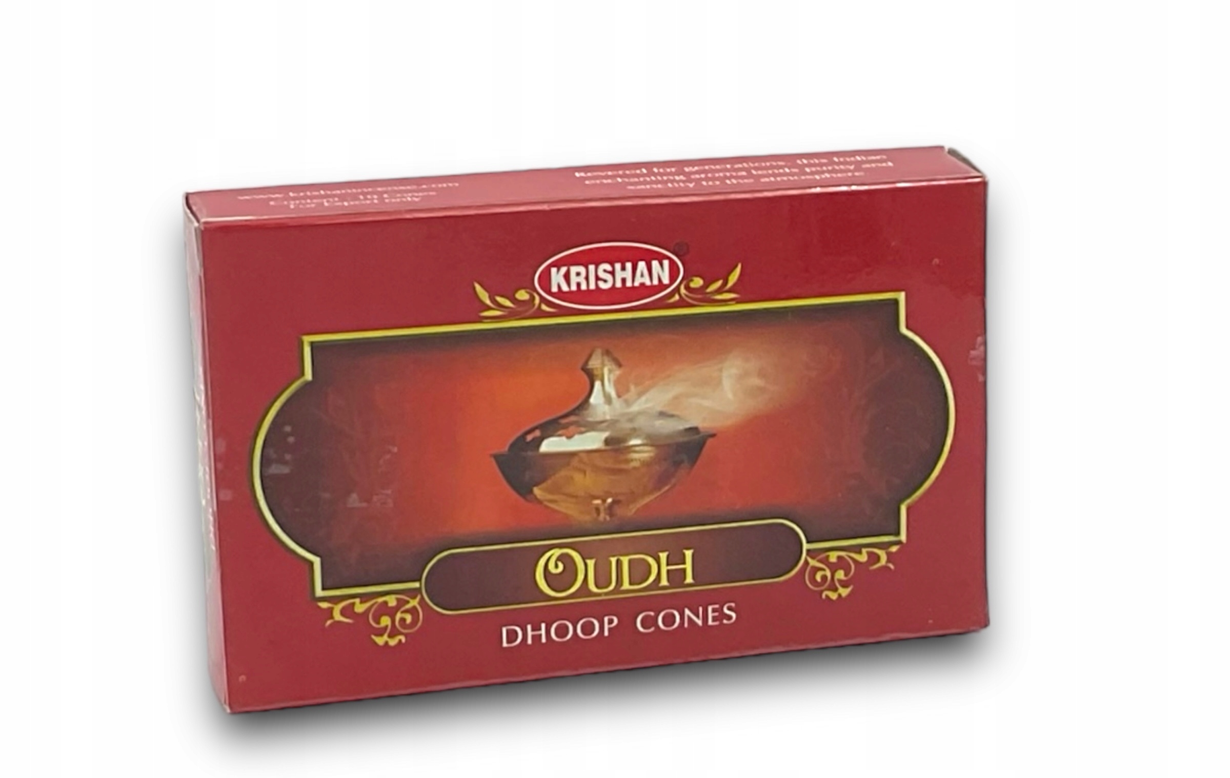 Kadzidełka stożkowe OUDH Krishan 10 sztuk
