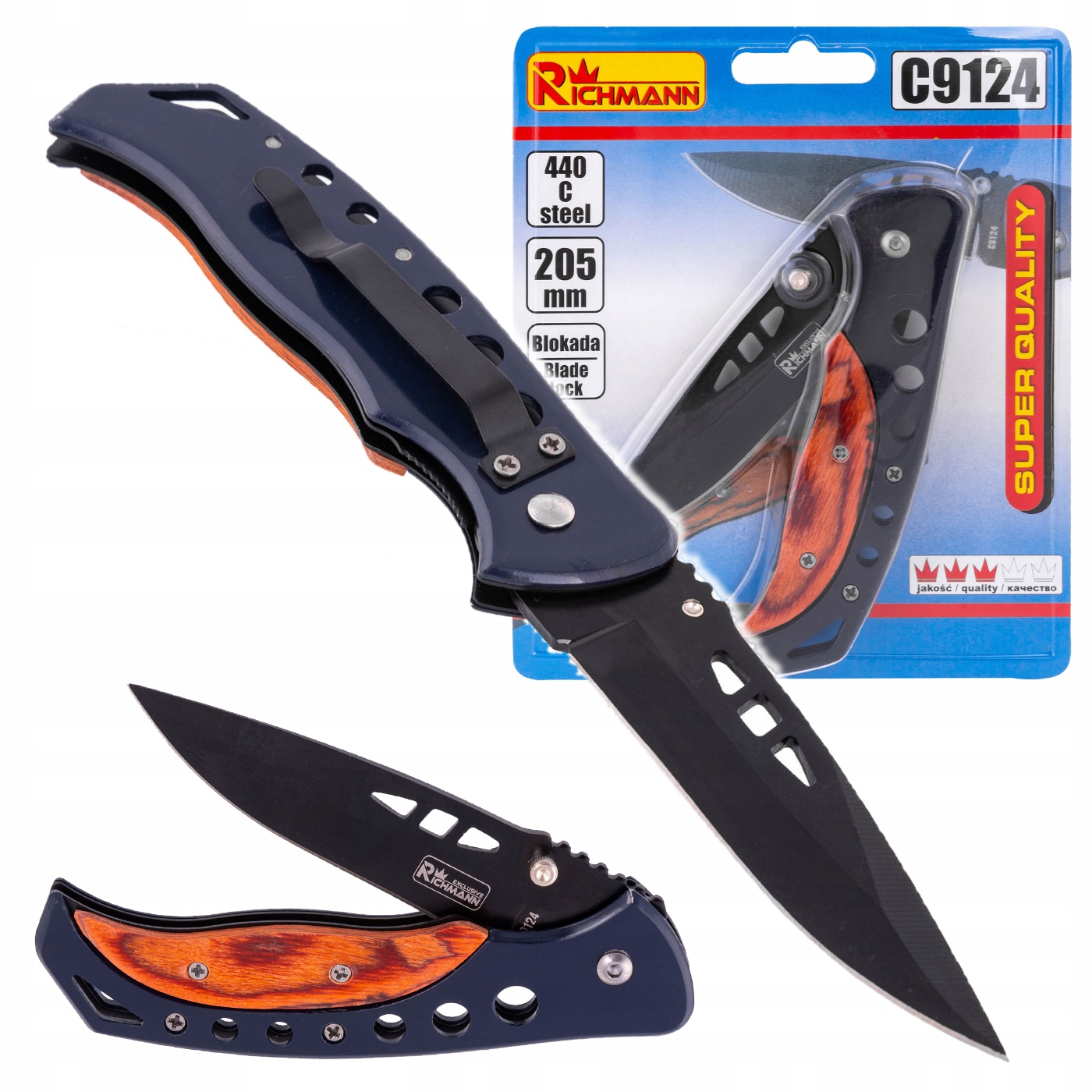 Nóż Monterski Składany 205 MM C9124 Richmann