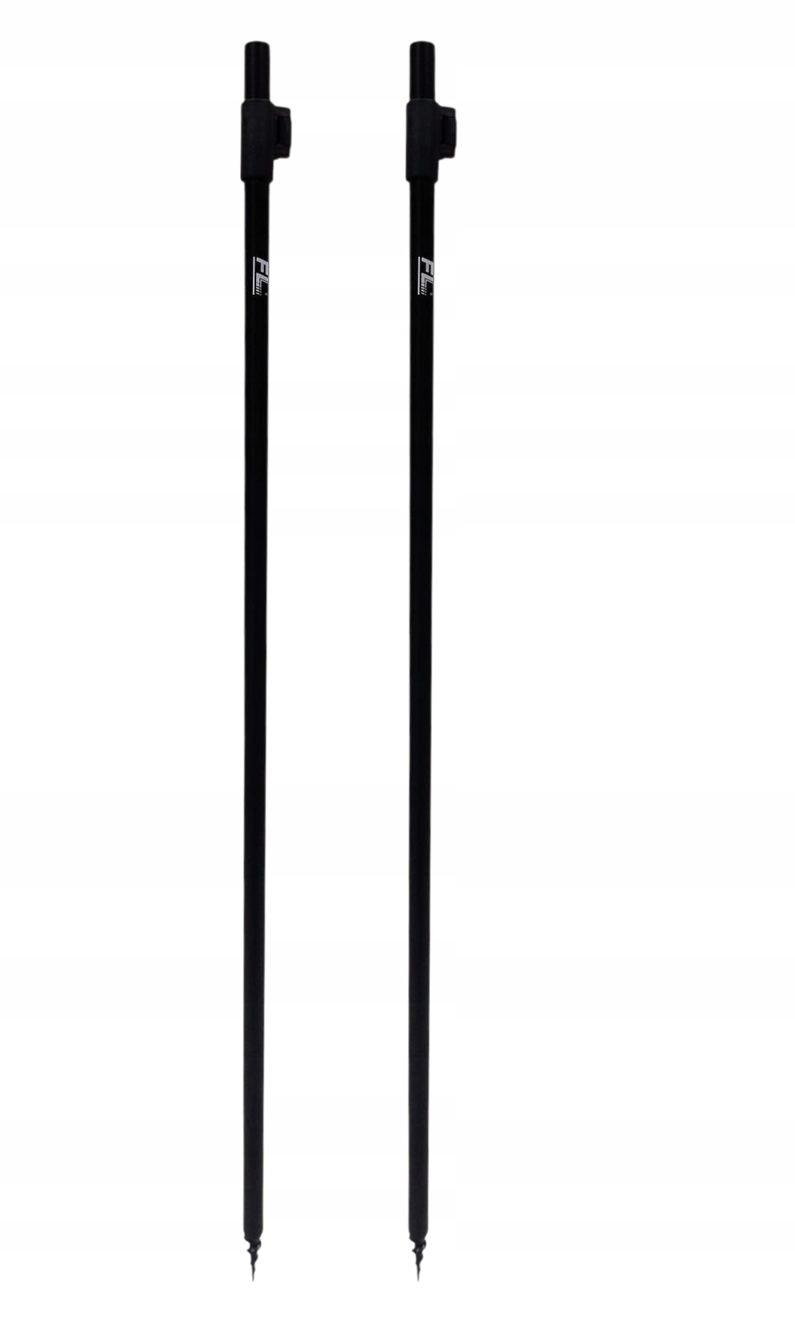 Zestaw 2X Podpórka Wędkarska Wkręcana Sztyca Aluminiowa 80/150CM