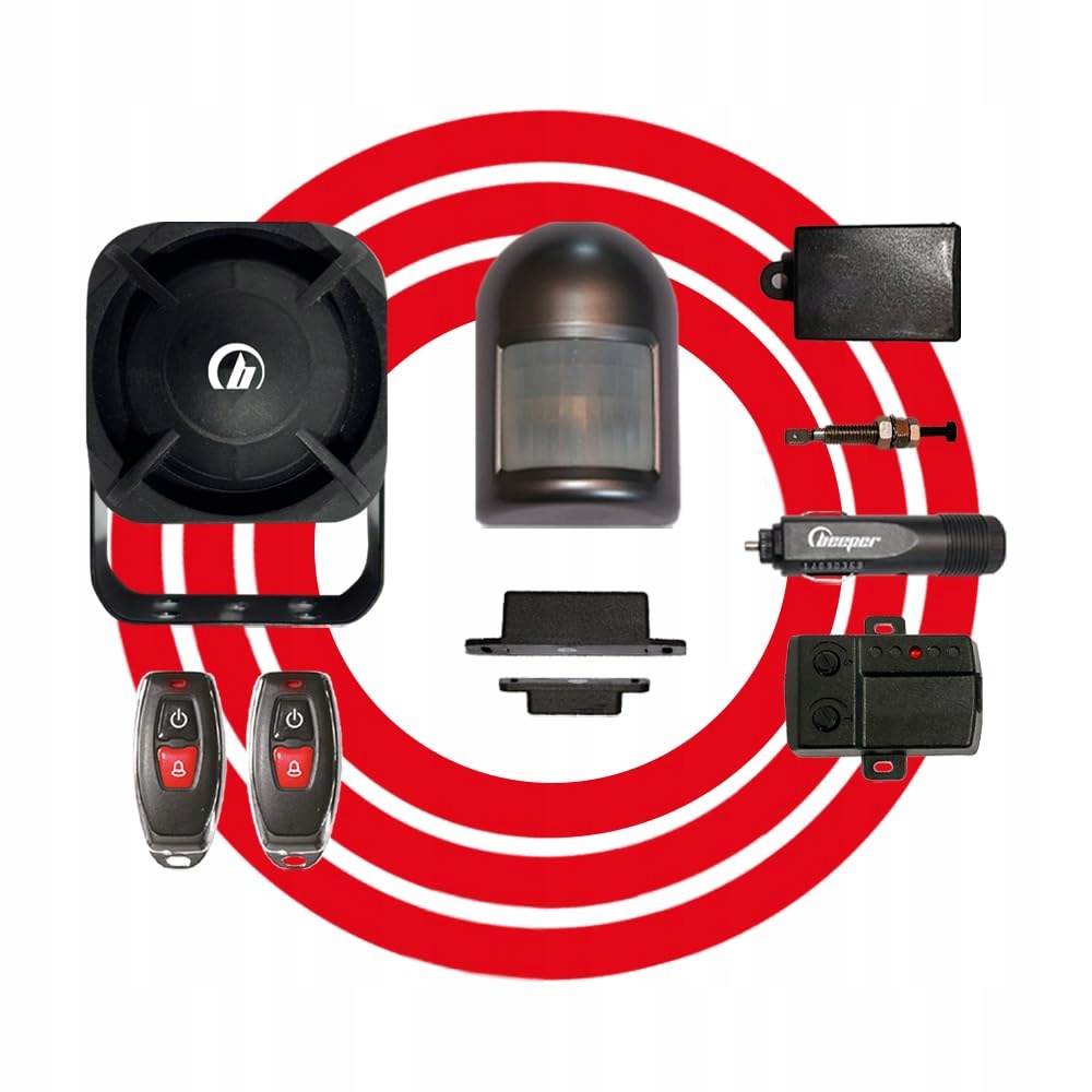 Beeper Alarm do przyczepy kempingowej XR5CC