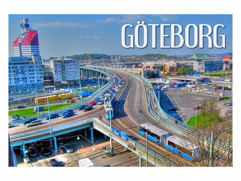 

Goteborg - Panorama - Miasto - Magnes na lodówkę