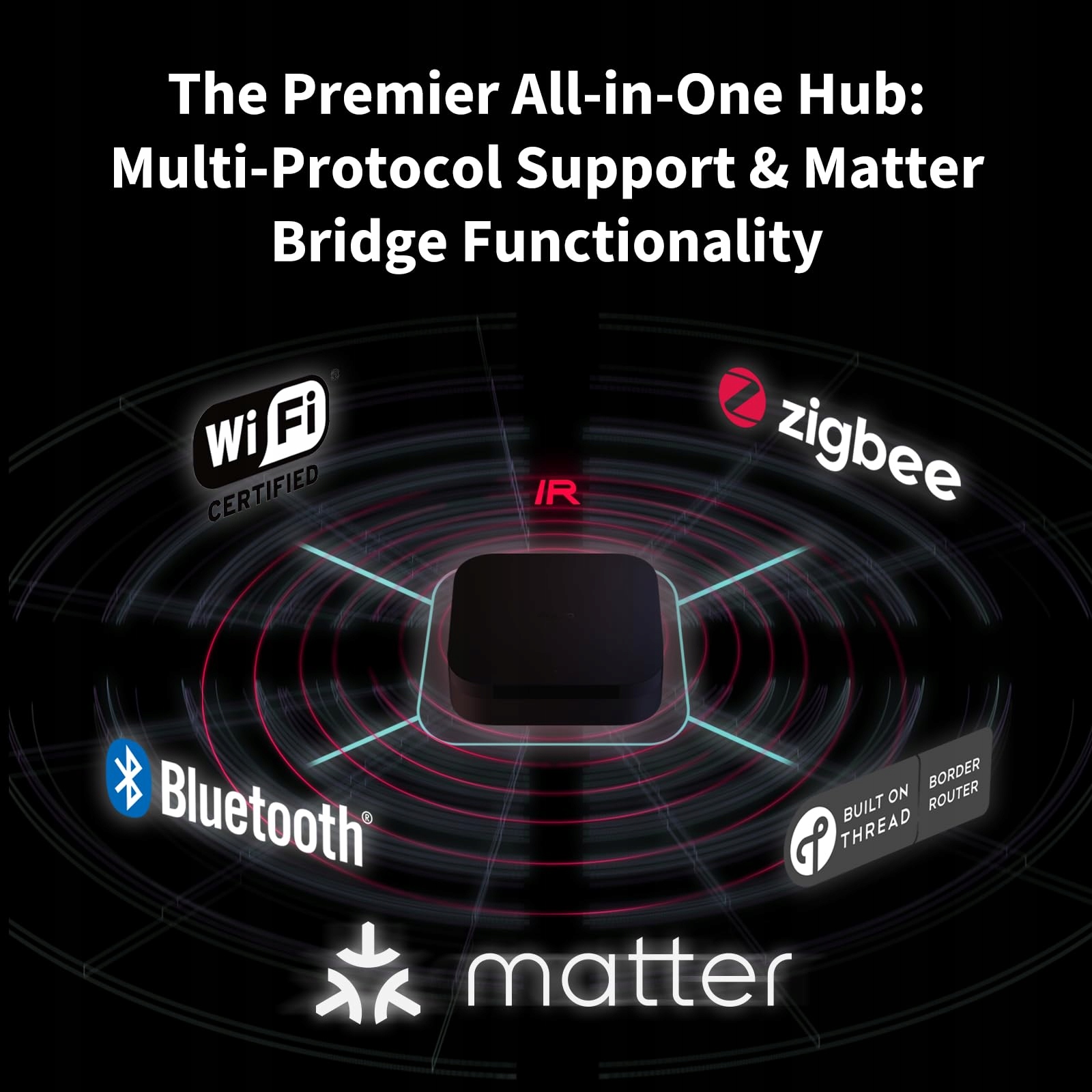 AQARA Hub M3: Smart Home Controller Matter Zigbee Bluetooth WiFi — miniatura 2