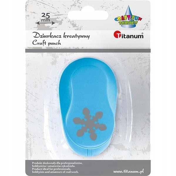 Dziurkacz Kreatywny do Zdobień Zima 2,5 cm Płatek Zadowolenia